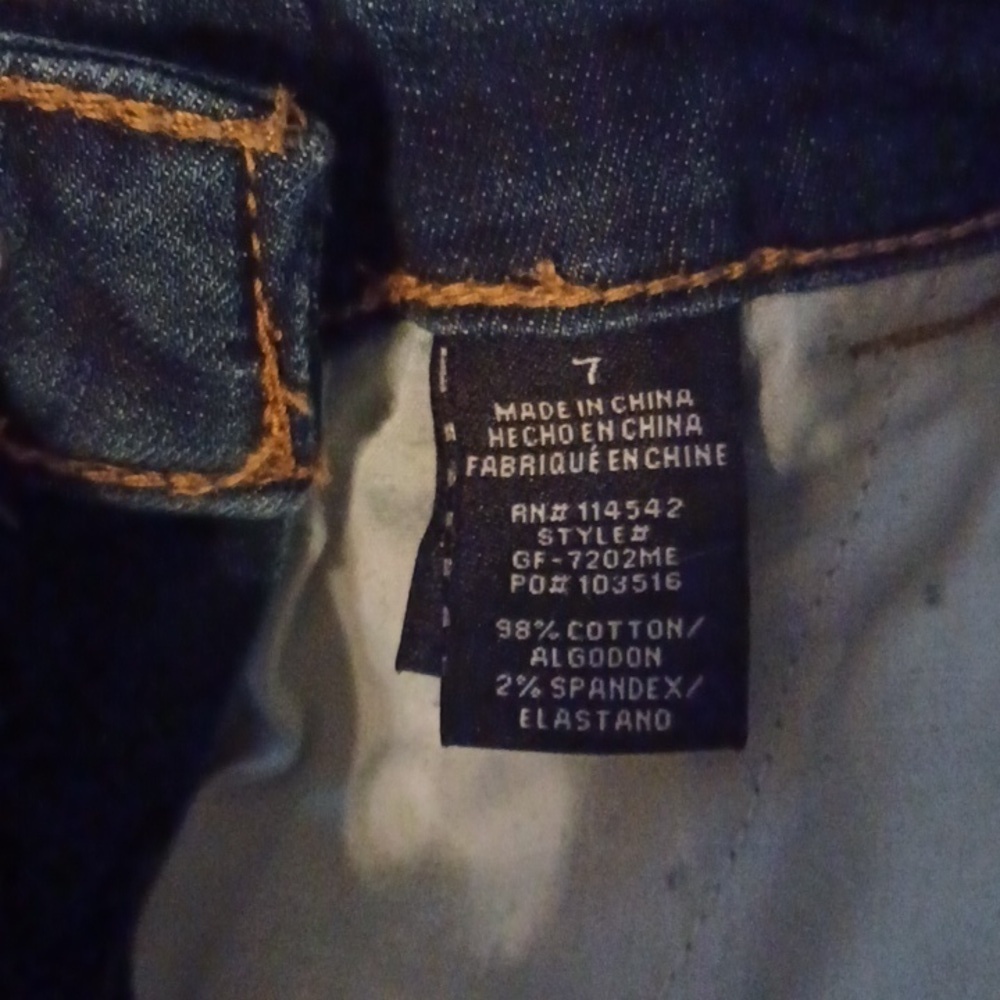 DISTRESSED overalls by Dollhouse. Size 7 .Great for Spring! - Picture 9 of 14